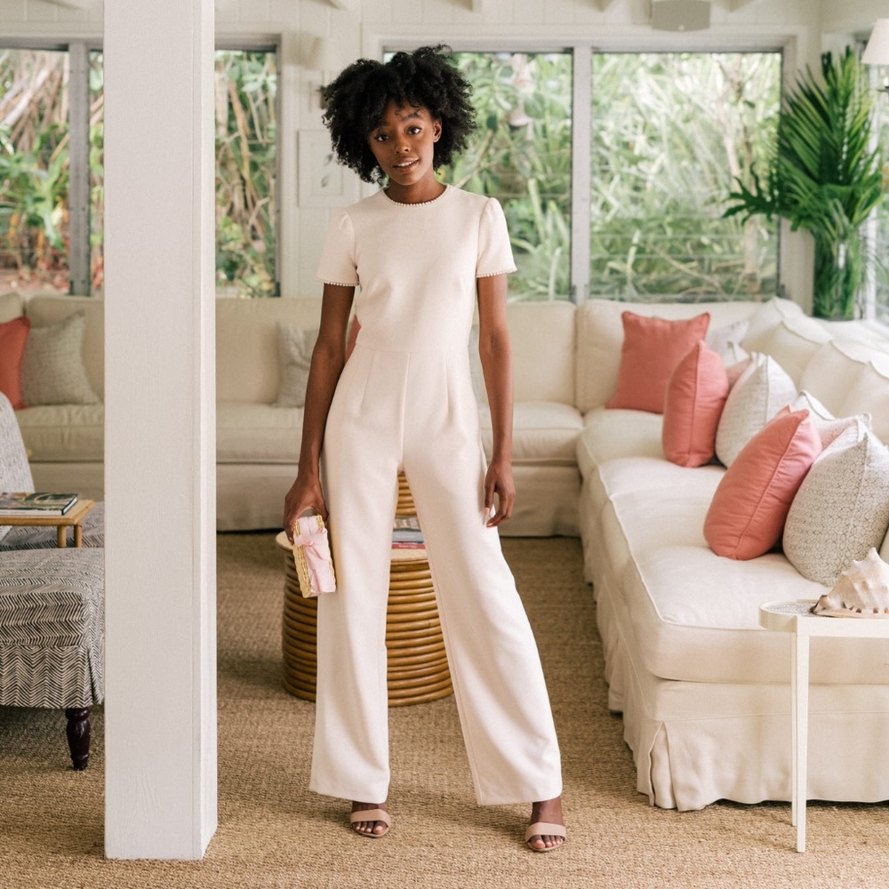 NWT Gal Meets Glam Nadia Petite Jumpsuit -